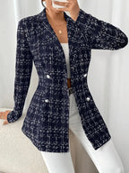 Tweed Double-Breasted Blazer