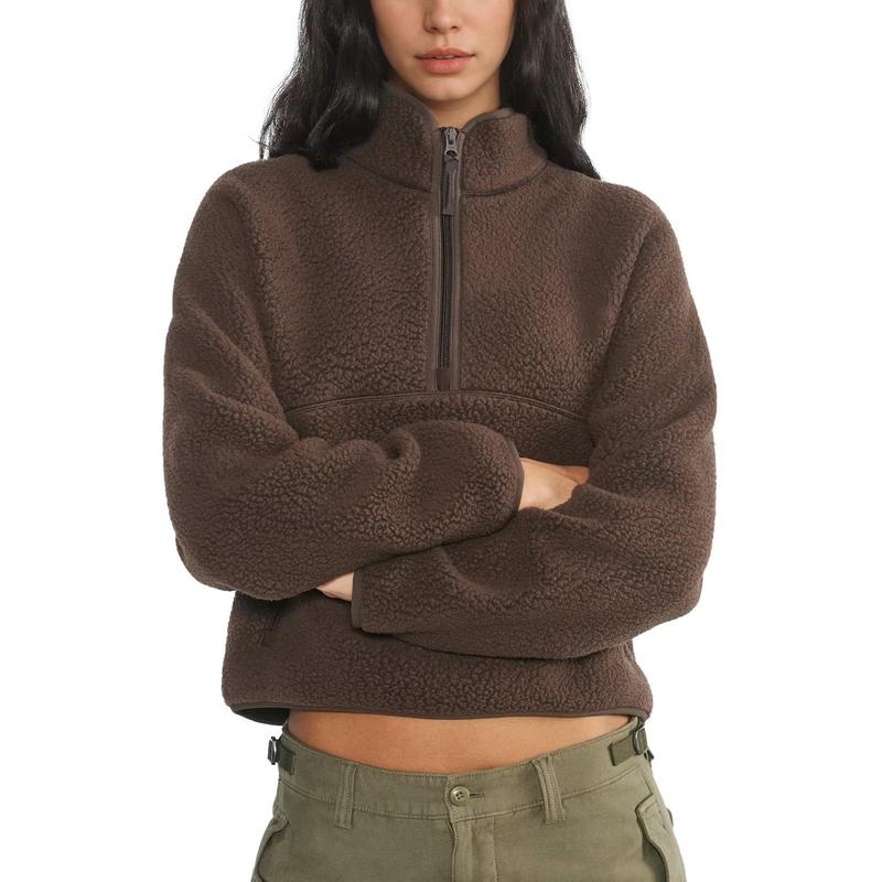 Quarter Zip Fleece Sweatshirts