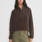 Quarter Zip Fleece Sweatshirts