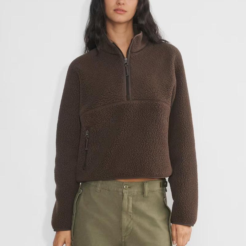Quarter Zip Fleece Sweatshirts