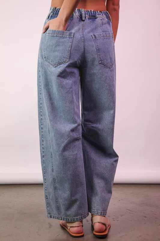 VERY J Wide Leg Comfy Jeans