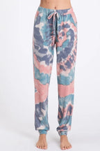 BiBi Tie Dye French Terry Casual Pants