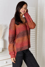 Angel Wings Gradient V-Neck Sweater