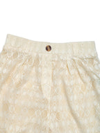 Decorative Button Wide Leg Pants