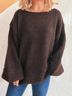 Relaxed Fit Round Neck Sweater