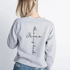 Jesus Has My Back Sweatshirt Lightweight
