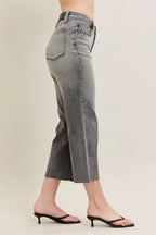 Judy Blue Full Size Wide Leg Capris Jeans Plus Size