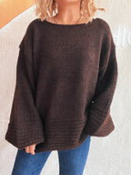 Relaxed Fit Round Neck Sweater