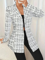 Tweed Double-Breasted Blazer