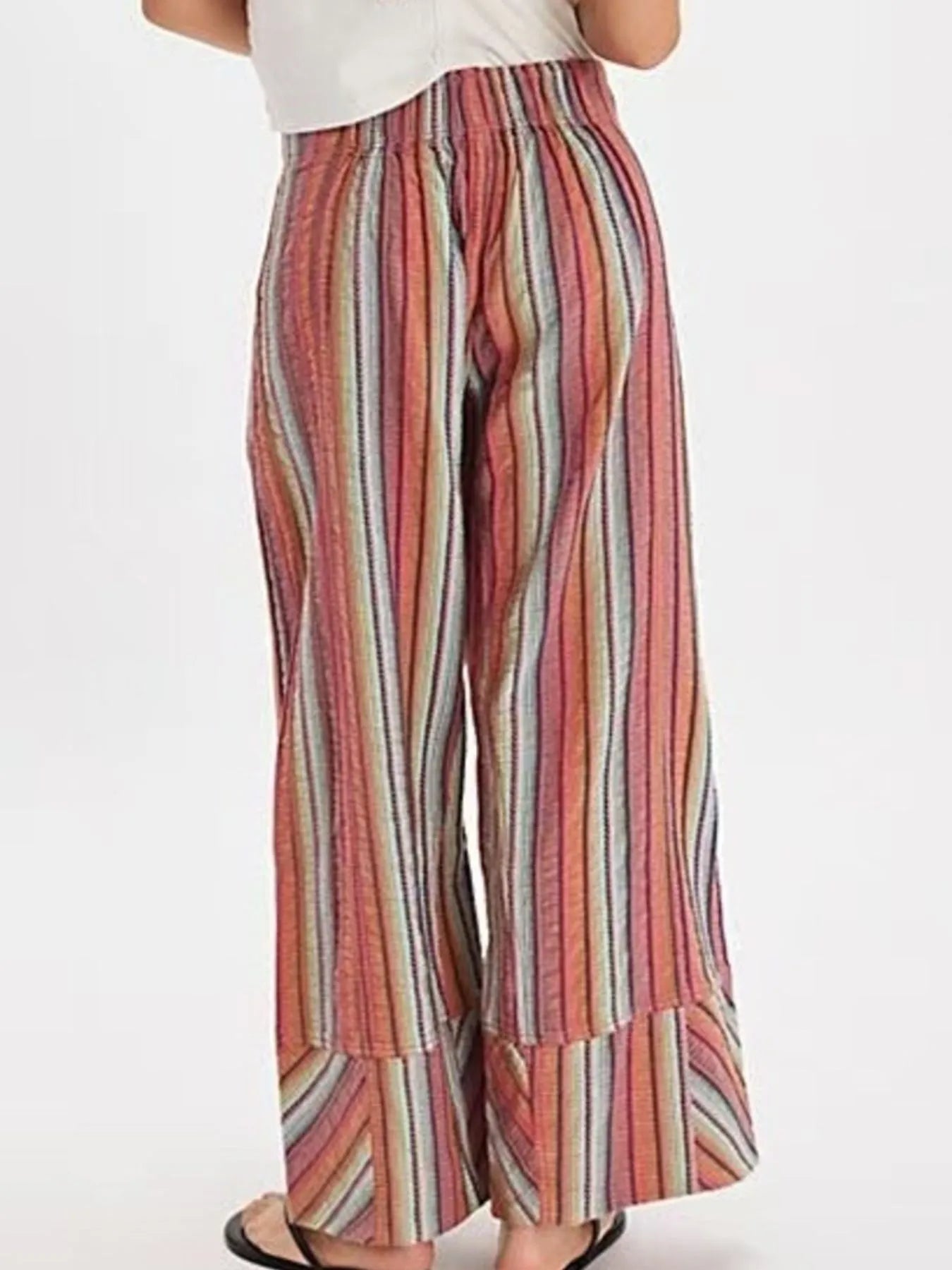 Striped Wide Leg Pants