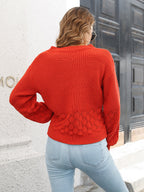 V-Neck Long Sleeve Sweater