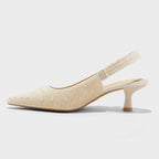 Women's Milan Pearl Slingback Heels