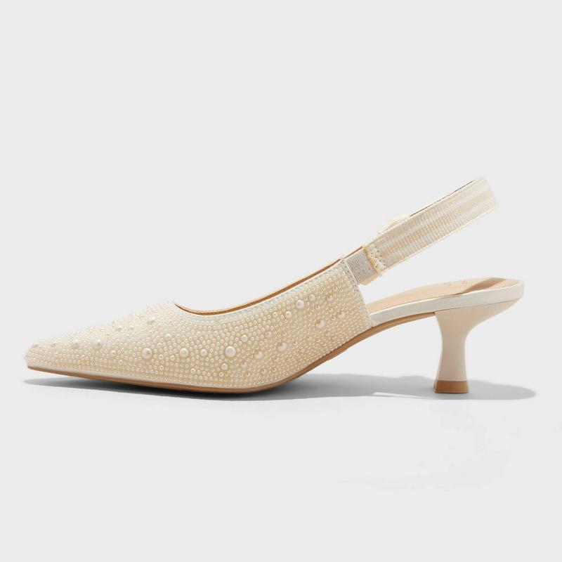 Women's Milan Pearl Slingback Heels