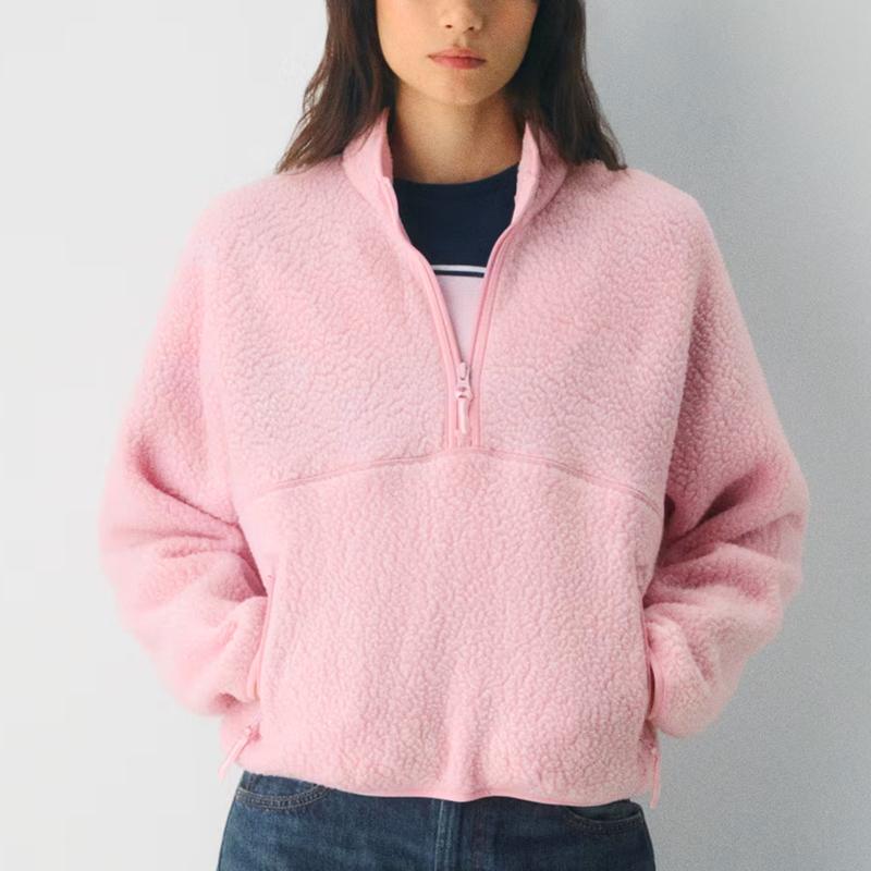 Quarter Zip Fleece Sweatshirts