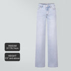 Tummy Control Curve Hugging Rise Baggy Jeans