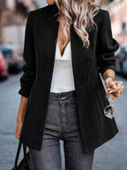 Open Front Long Sleeve Blazer