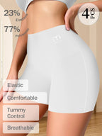 4 Pack High-Waist Tummy Control Shaper Shorts