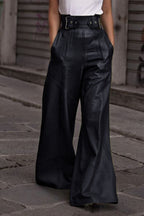 High Waist Wide Flare Pants