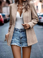 Open Front Long Sleeve Blazer
