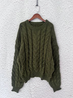 Cable Knit Long Sleeve Sweater