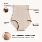 Seamless High-Waist Tummy Control Shaper Panty