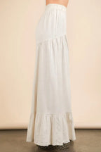 VERY J Palazzo Elastic Waist Comfy Pants