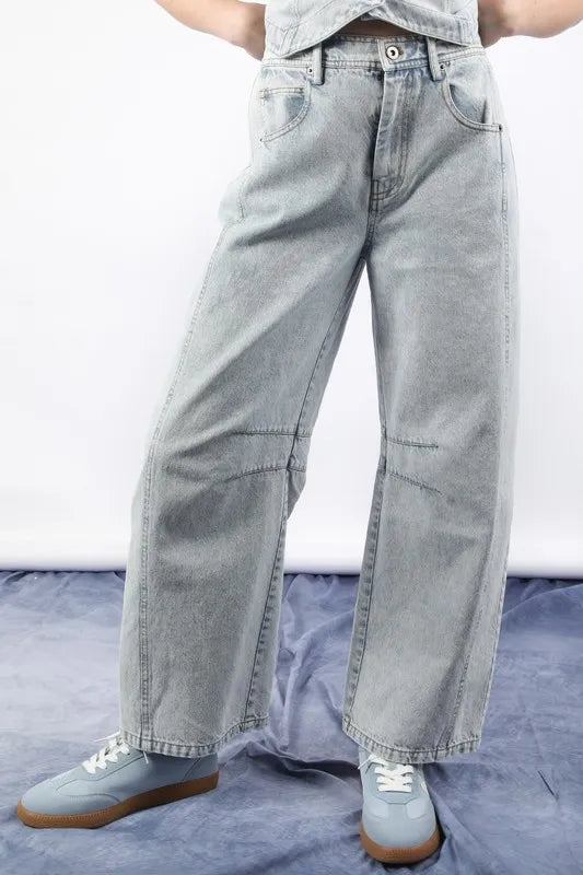 VERY J Wide Leg Comfy Jeans