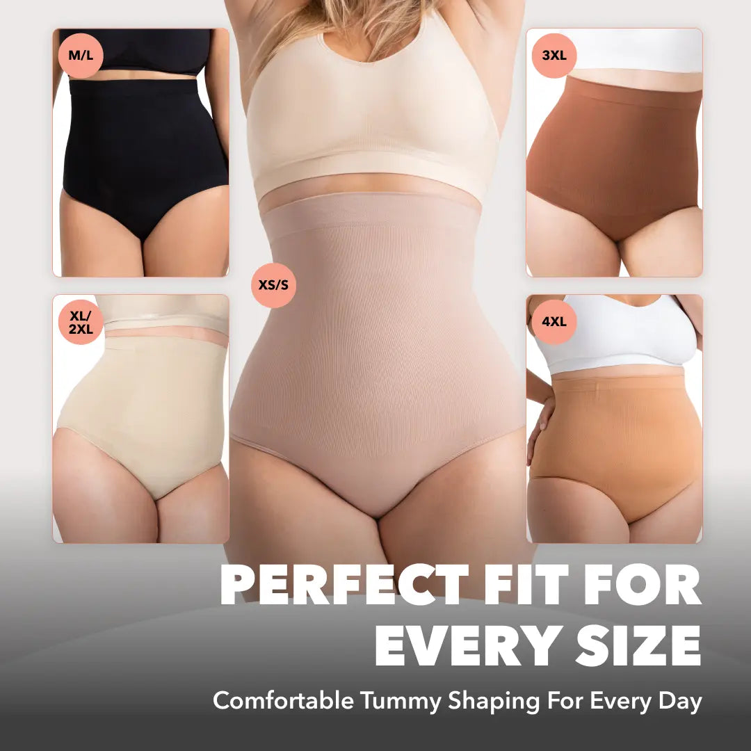 Seamless High-Waist Tummy Control Shaper Panty