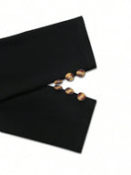 Lapel Collar Open Front Blazer