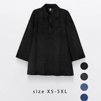 Half-Zip Collared Vintage Denim Dress