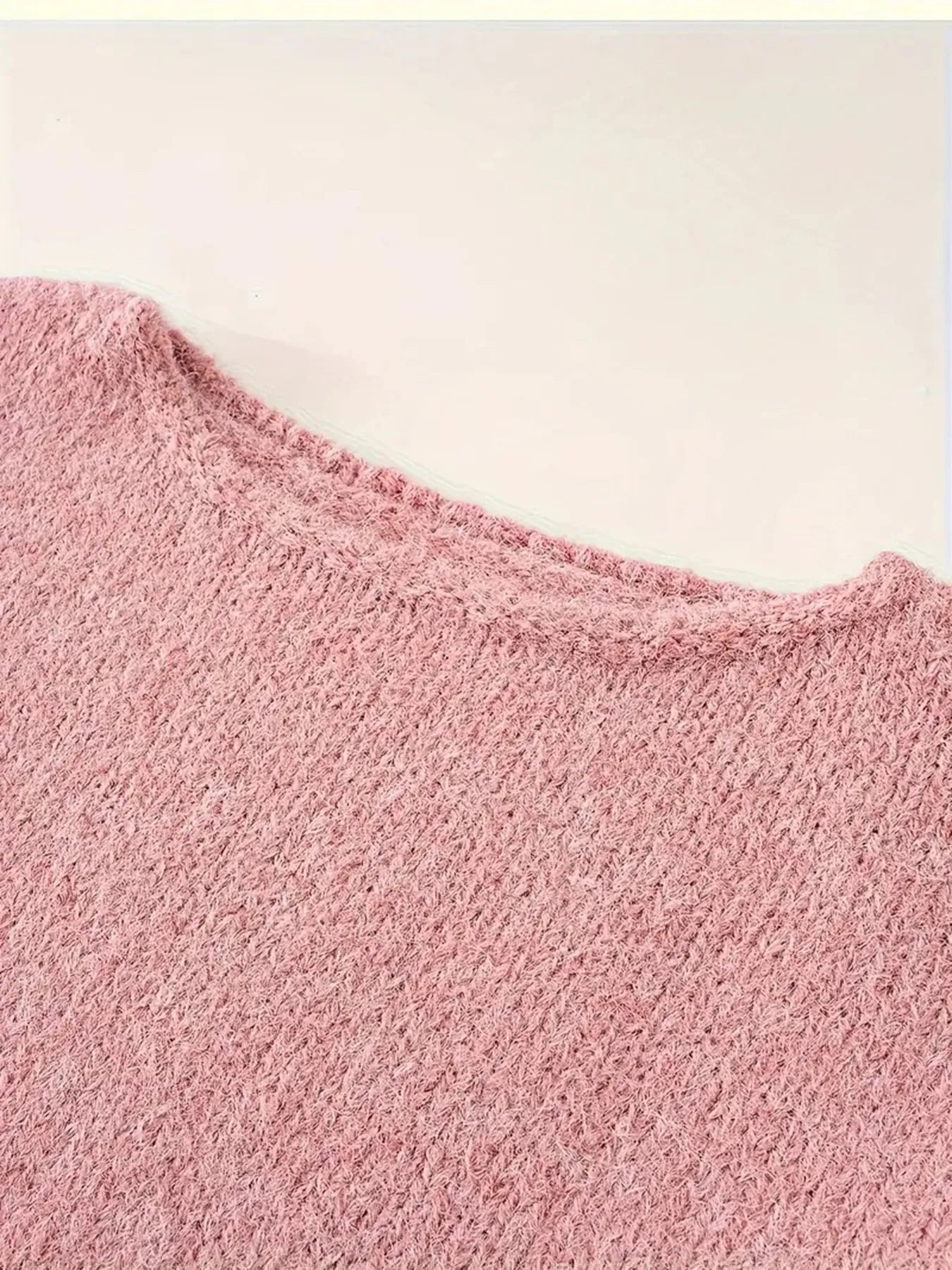 Oversized Round Neck  Long Sleeve Sweater