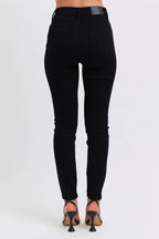 Judy Blue Plus Size HW Faux Leather Skinny Pants