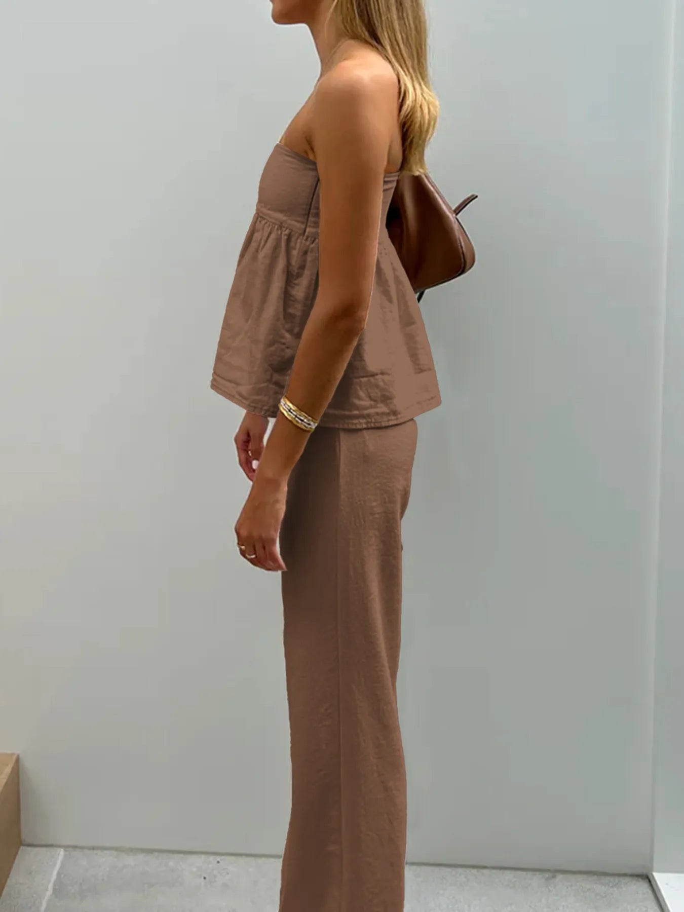 Tube Top and Pants Set