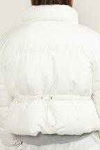 HYFVE Quilted Back Drawstring Puffer Jacket
