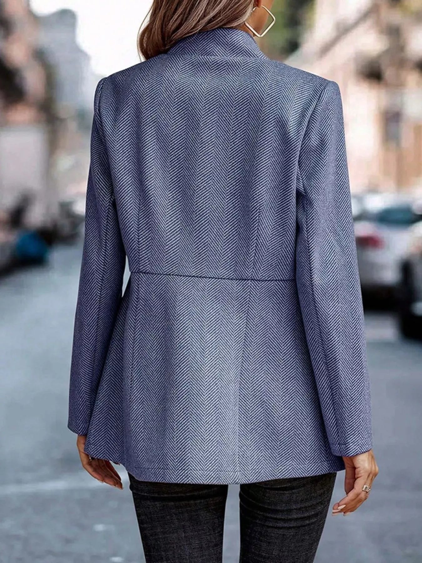 Open Front Long Sleeve Blazer
