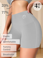 4 Pack High-Waist Tummy Control Shaper Shorts