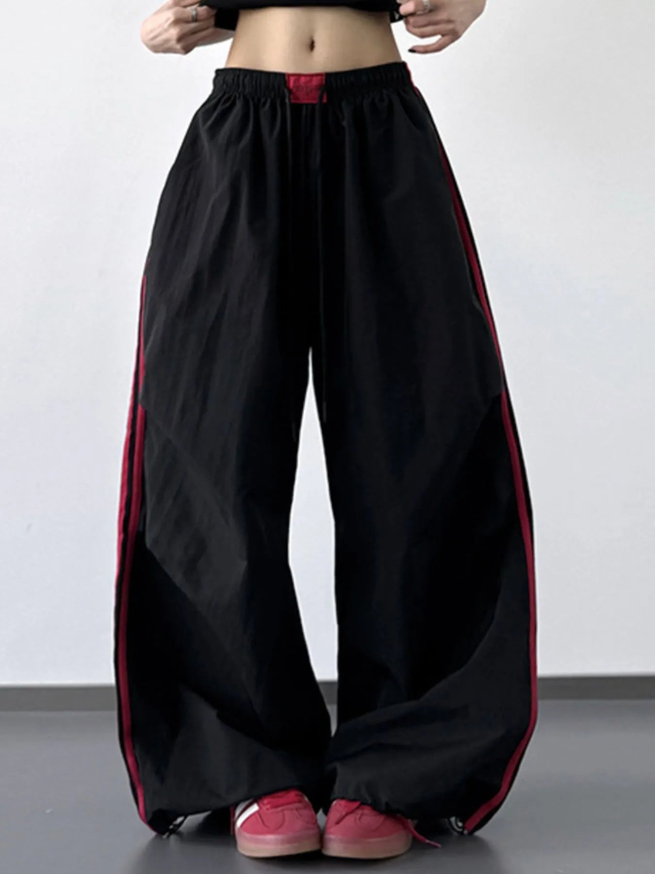 Wide Leg Drawstring Pants