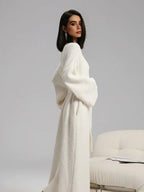 Double-Sided Fleece Robe