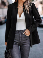 Open Front Long Sleeve Blazer