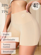 4 Pack High-Waist Tummy Control Shaper Shorts