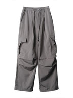 Drawstring Wide Leg Pants