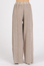 Mittoshop Lace Trim Detail Elastic Waist Cotton Gauze Pants