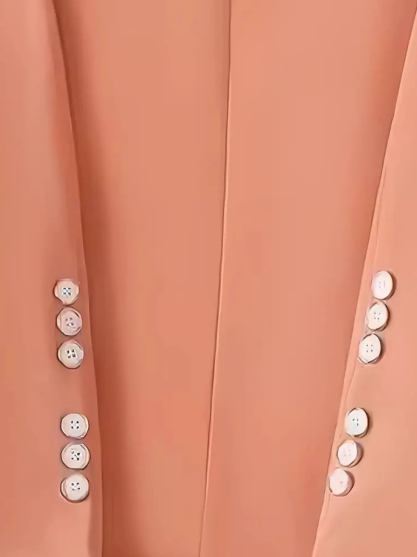 Single-Button Long Sleeve Blazer