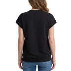 Women's Cap Sleeve Kangaroo Pocket Sweatshirt
