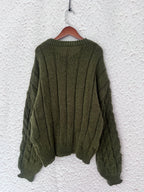 Cable Knit Long Sleeve Sweater