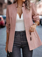 Open Front Long Sleeve Blazer