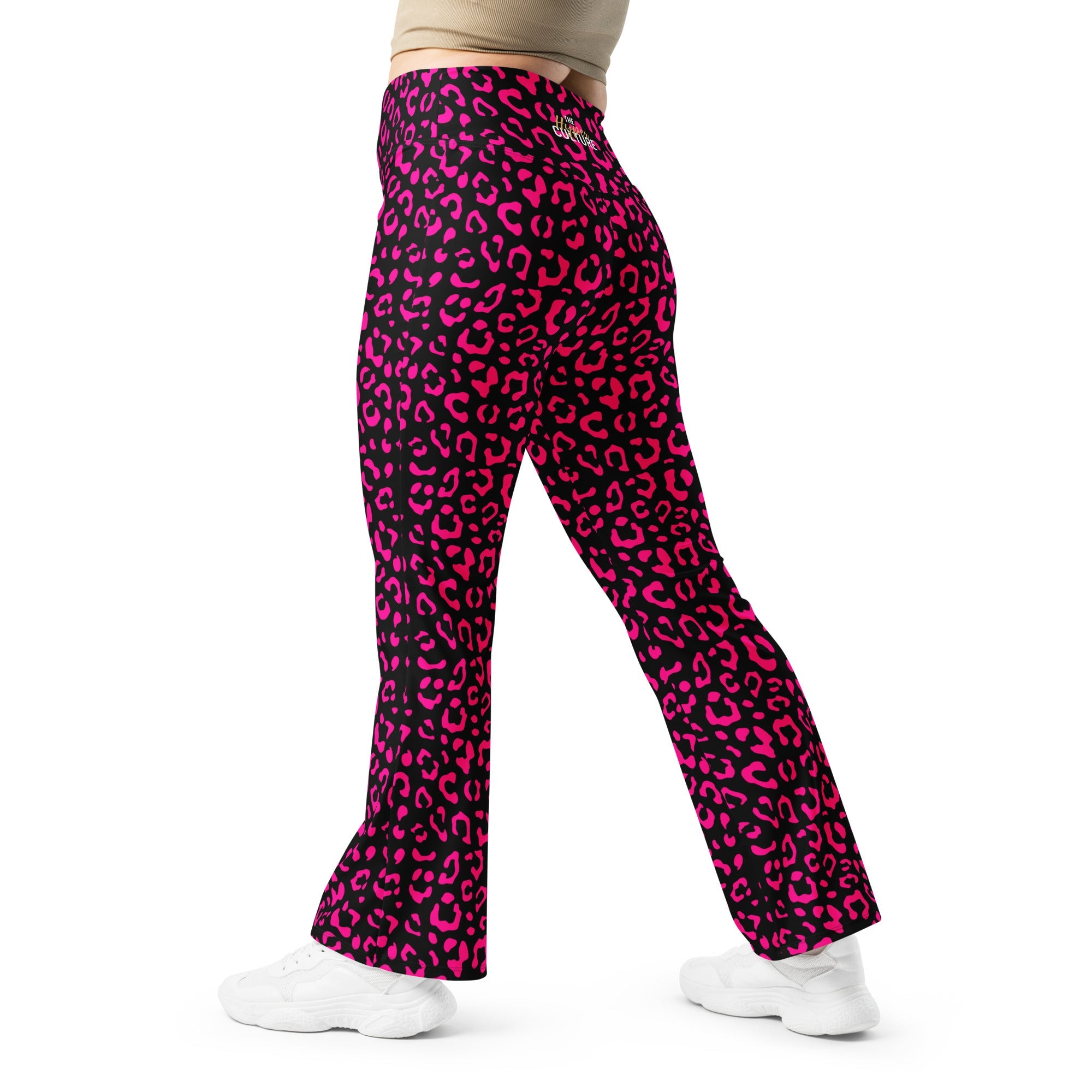 [Wild Side] Pink Panther Flare Leggings