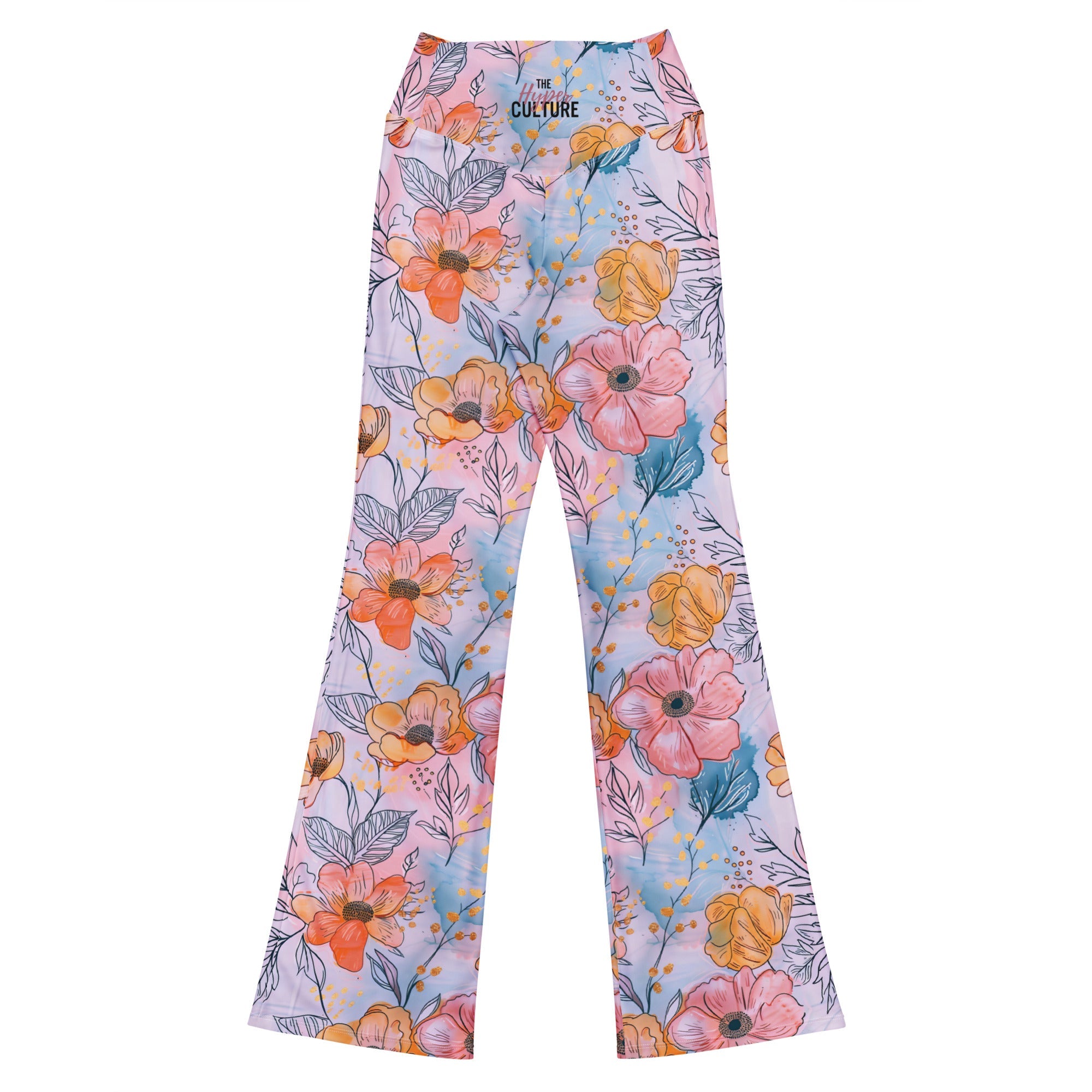 [Floral Bloom] Spring Serenade Flare Leggings
