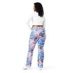 [Floral Bloom] Blushing Hydrangea Flare Leggings