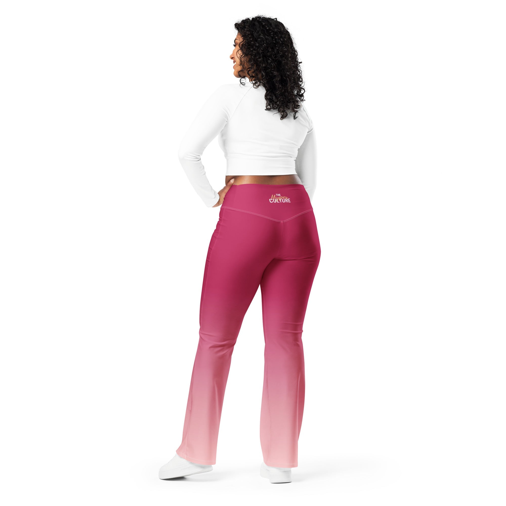 [THC Basics] Peachy Crimson Flare Leggings